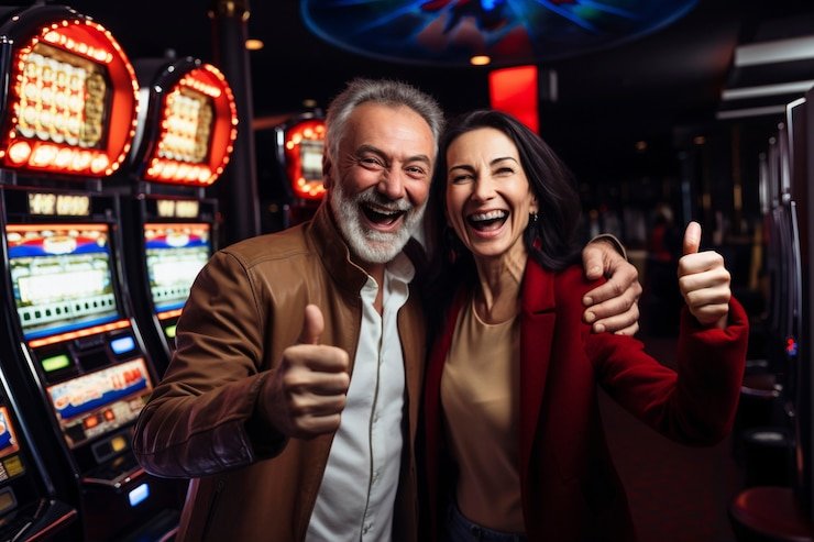 Studio dealer langsung slotplay dengan meja blackjack dan roulette, pencahayaan profesional dan kamera multi-sudut